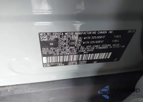 2021 Toyota Rav4 Xle from USA, damaged, VIN 2T3P1RFV3MW145067